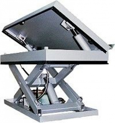 Стол подъемный стационарный 150 кг 415-1400 мм TOR SPT150 с опрокидывающейся платформой